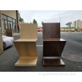 chaise en bois de contreplaqué en bois